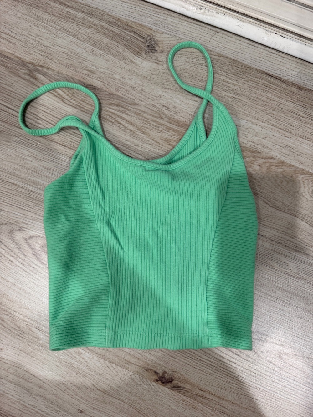 Urban Outfitters Mint Green Ribbed Camisole